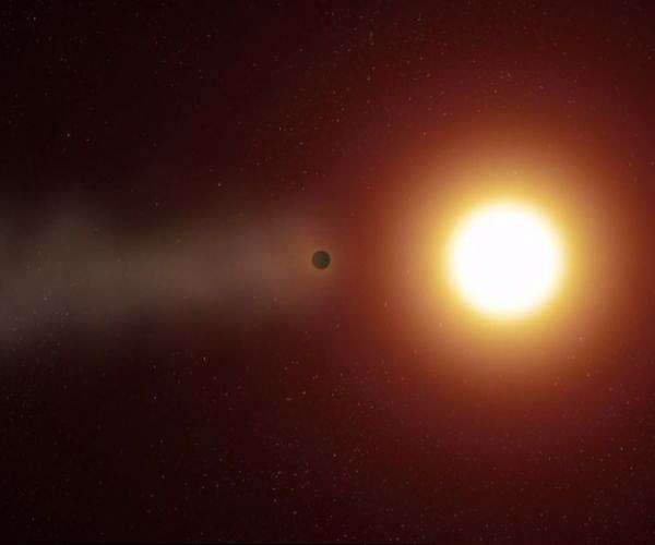 WASP-69b has comet-like tail that's very long