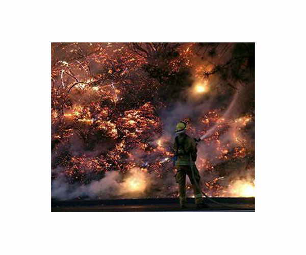 New wildfire explodes near California state capital