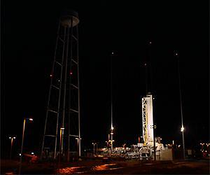 Launch pad problem scrubs launch of Antares rocket for NASA