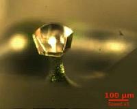 Just add water: 3-D silicon shapes fold themselves when wetted by microscopic droplets