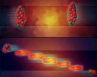 'Fire-streaks' are created in collisions of atomic nuclei