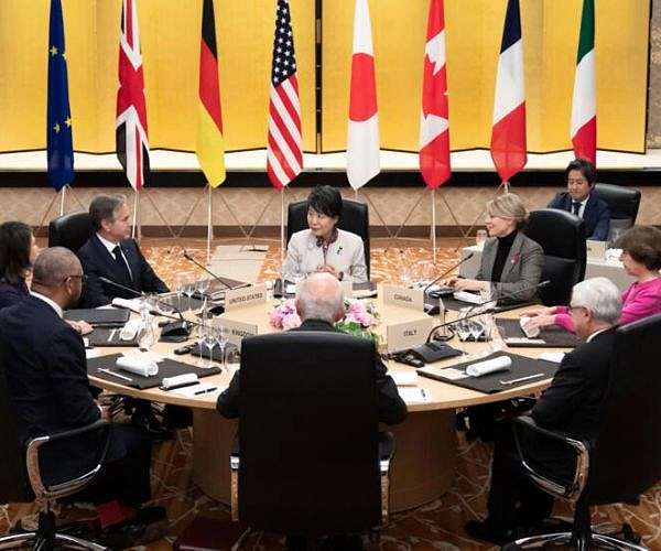 G7 foreign ministers call for 'urgent' humanitarian pause in Gaza