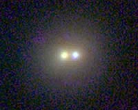 New View Of Distant Colliding Galaxies Captured By Keck Laser System