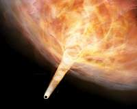 Tail of stray black hole hiding in the Milky Way