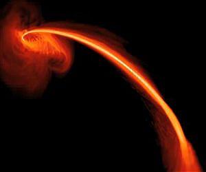Queen's scientists discover black hole ripping apart star