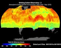 Spikes in carbon emissions detected with NASA satellite