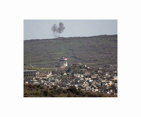 Israel strikes Syria after rocket fire on annexed Golan
