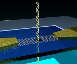 Graphene nanoribbons for 'reading' DNA