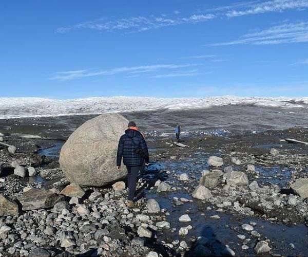 One of the largest glacial floods ever documented observed in Greenland