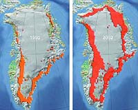 North Greenland had record summer snowmelt