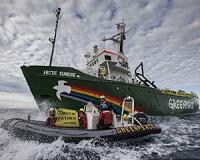 Greenpeace rammed by Spanish navy