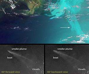 MISR Provides Unique Views Of Gulf Oil Slick