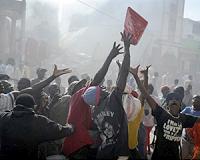 Hundreds of Haitians protest government corruption
