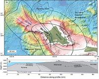 How cracking explains underwater volcanoes and the Hawaiian bend
