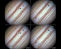 Hubble Captures Rare Triple-Moon Conjunction