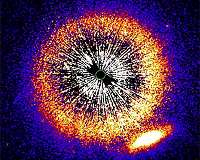 Hubble 'traps' a vermin galaxy