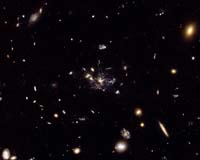 Flies In A Spider Web: Galaxy Caught In The Making