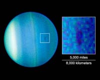 Hubble Discovers A Dark Cloud In The Atmosphere Of Uranus
