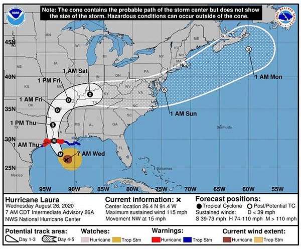 Prior Weather Linked to Rapid Intensification of Hurricanes Near Landfall