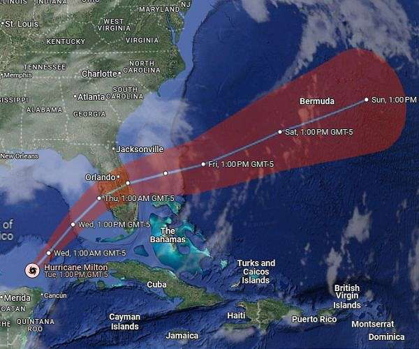 Biden begs Florida residents to flee as Milton returns to Category 5