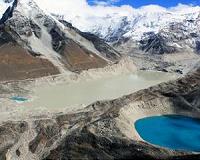 Glacial lake bursts in western China