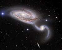 A galactic dance