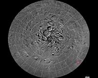 ASU camera creates stunning mosaic of moon's polar region