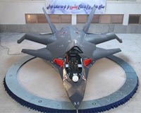 Iran shows off homemade stealth fighter jet