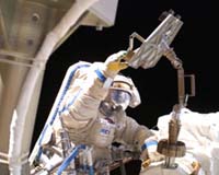 Station Crew Prepares For Next Spacewalk