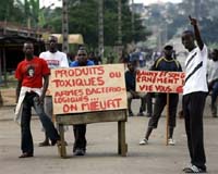 Police Fire Teargas To Break Toxic Waste Demo