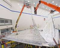 Sunshield layers fully integrated on James Webb Space Telescope