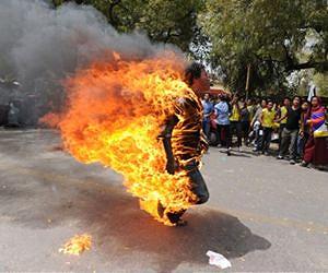 Tibetan burns himself to death in China: reports