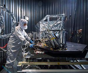 NASA Testing the Webb Telescope's MIRI Thermal Shield
