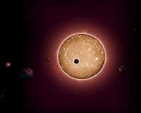 Ancient star system has Earth-sized planets forming near start of universe