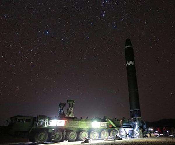 North Korea says test-fire 'perfected' new solid-fuel ICBM