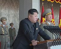 N. Korean leader claims solid-fuel rocket success