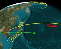N. Korea fires missile into Japan waters for first time