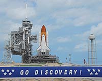 Discovery At The Pad For October 23 Launch