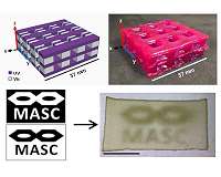 Light provides control for 3D printing with multiple materials