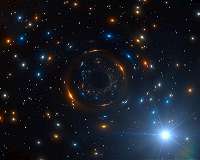 Odd behavior of star reveals lonely black hole hiding in giant star cluster