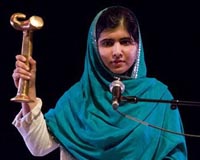 Malala vows to fight on as she shares Nobel Peace Prize