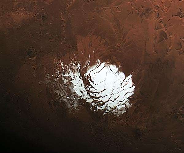 Mars glaciers are purer and more uniform than previously thought