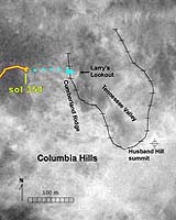 Spirit Continues Climbing Husband Hill