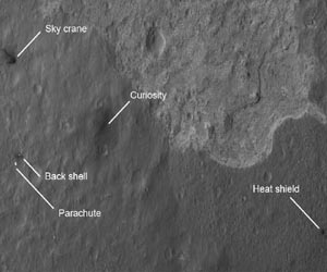 Orbiter Images NASA's Latest Additions To Martian Landscape