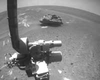 Possible Meteorite Imaged by Opportunity Rover