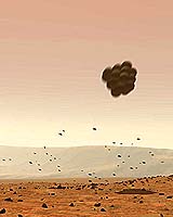 ILC Dover Airbags Cushion MER Spirit Landing on Mars