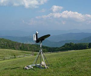 On Top of the Smokies, All Covered in Light Rain
