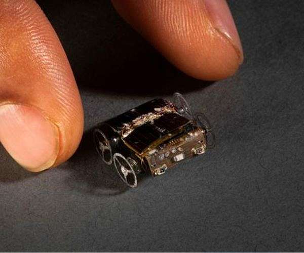 MilliMobile is a tiny, self-driving robot powered only by light and radio waves