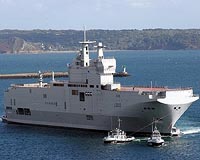 Russia starts talks to buy French warship: minister
