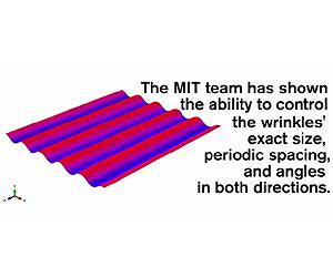 Wrinkled surfaces could have widespread applications
